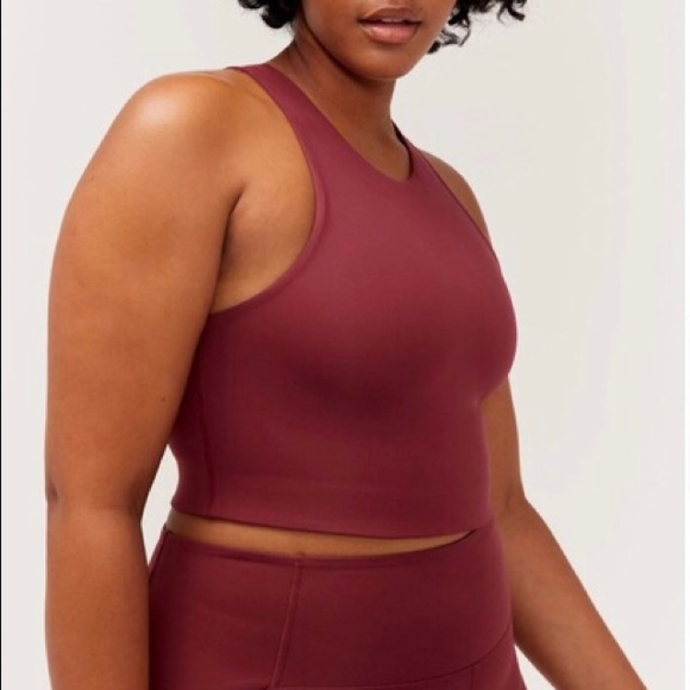 Girlfriend Collective Mulberry Dylan Bra Medium